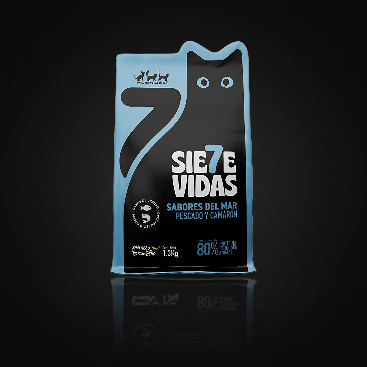 7 Vidas Sabores del Mar x 1,3 kg