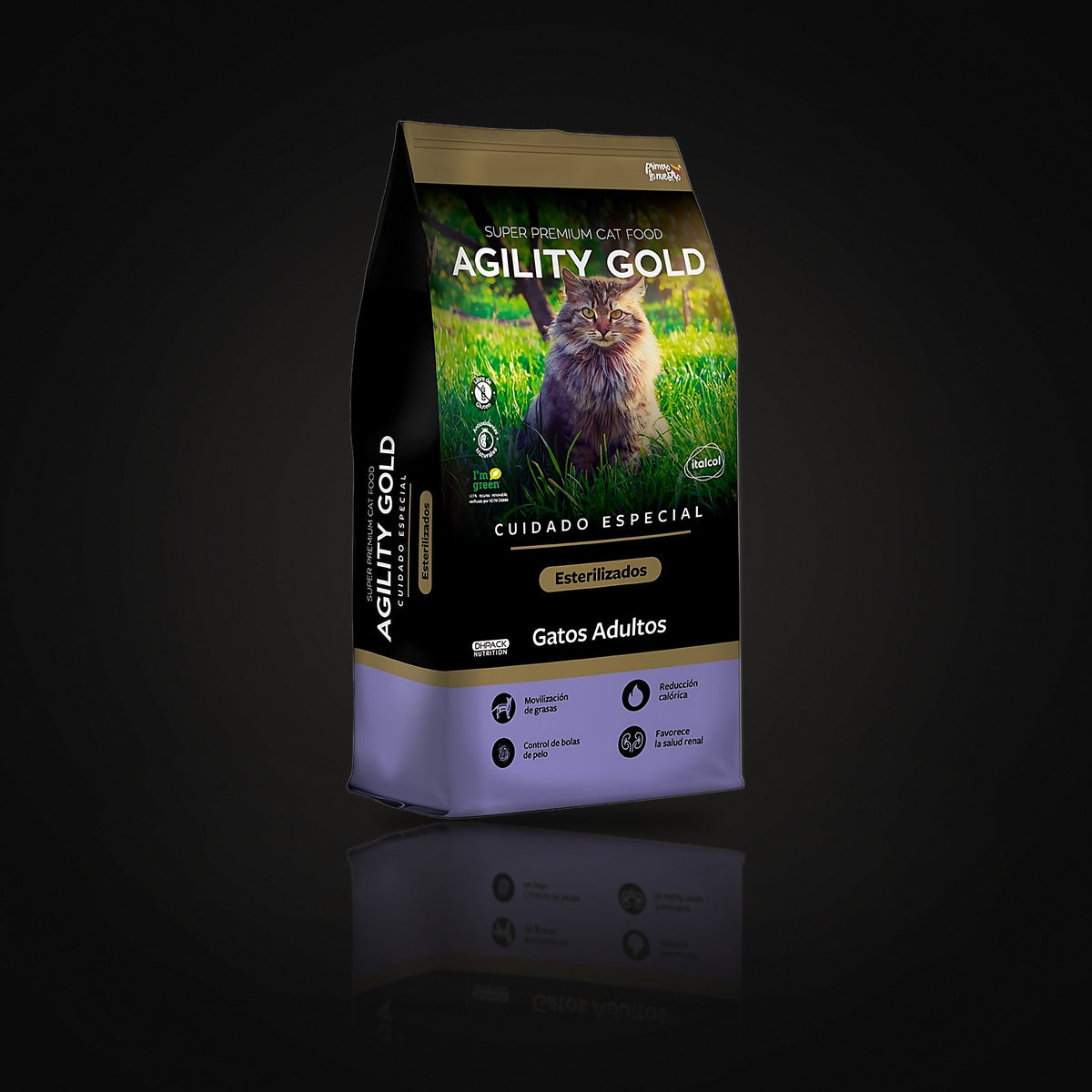 Agility Gold Gatos Esterilizados x 1.5 kg