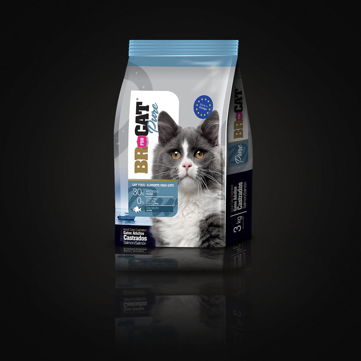 BR Gatos Adultos Castrados x 1 kg Salmon