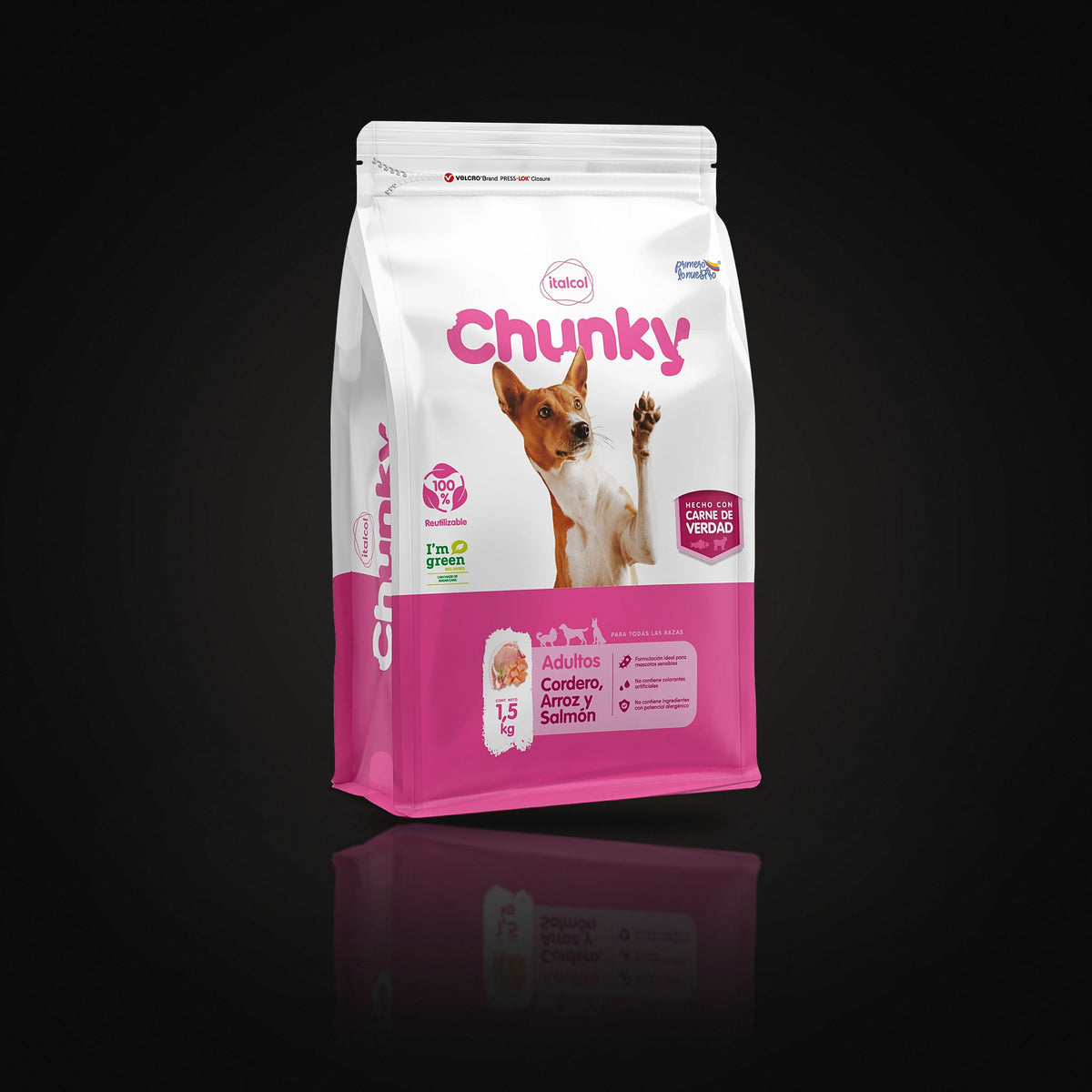Chunky Adult Cordero x 4 kg (rosado