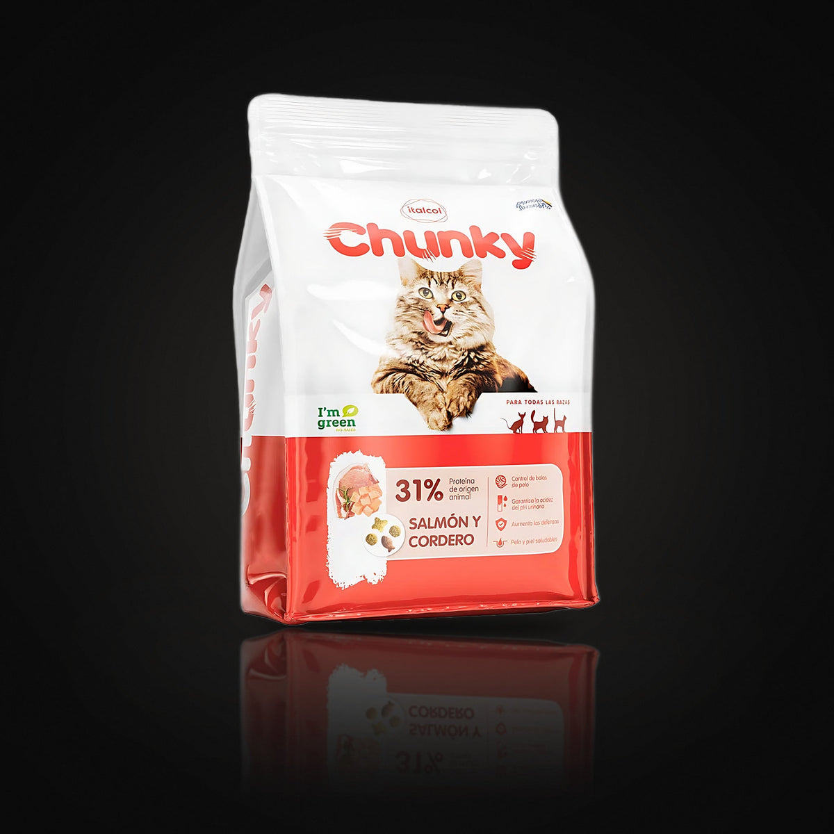 Chunky Gatos Salmón y Cordero x 500 g