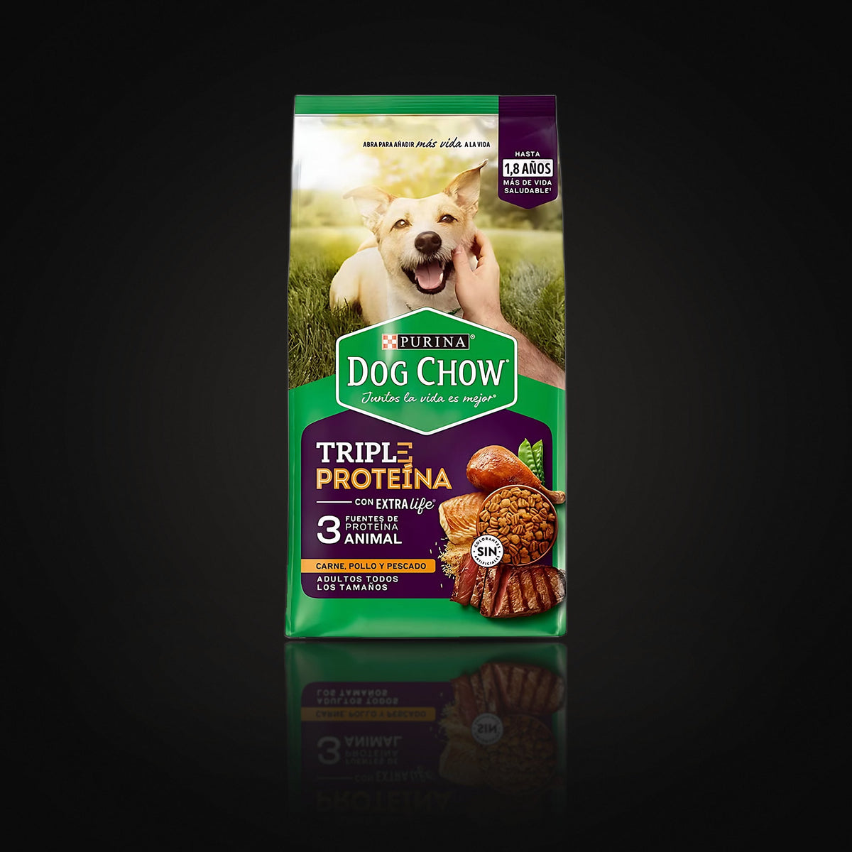 Dog Chow Bulto Triple Proteina Pollo y Pescado