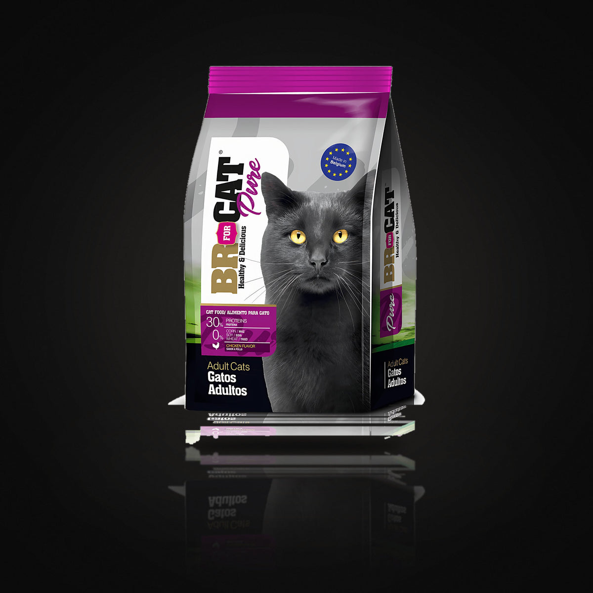BR For Cat Gatos Adultos Pollo x 1 kg