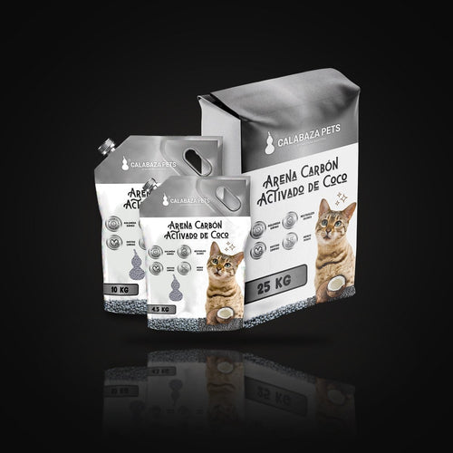 Arena Calabaza Carbon Activado de Coco x 4.5 kg