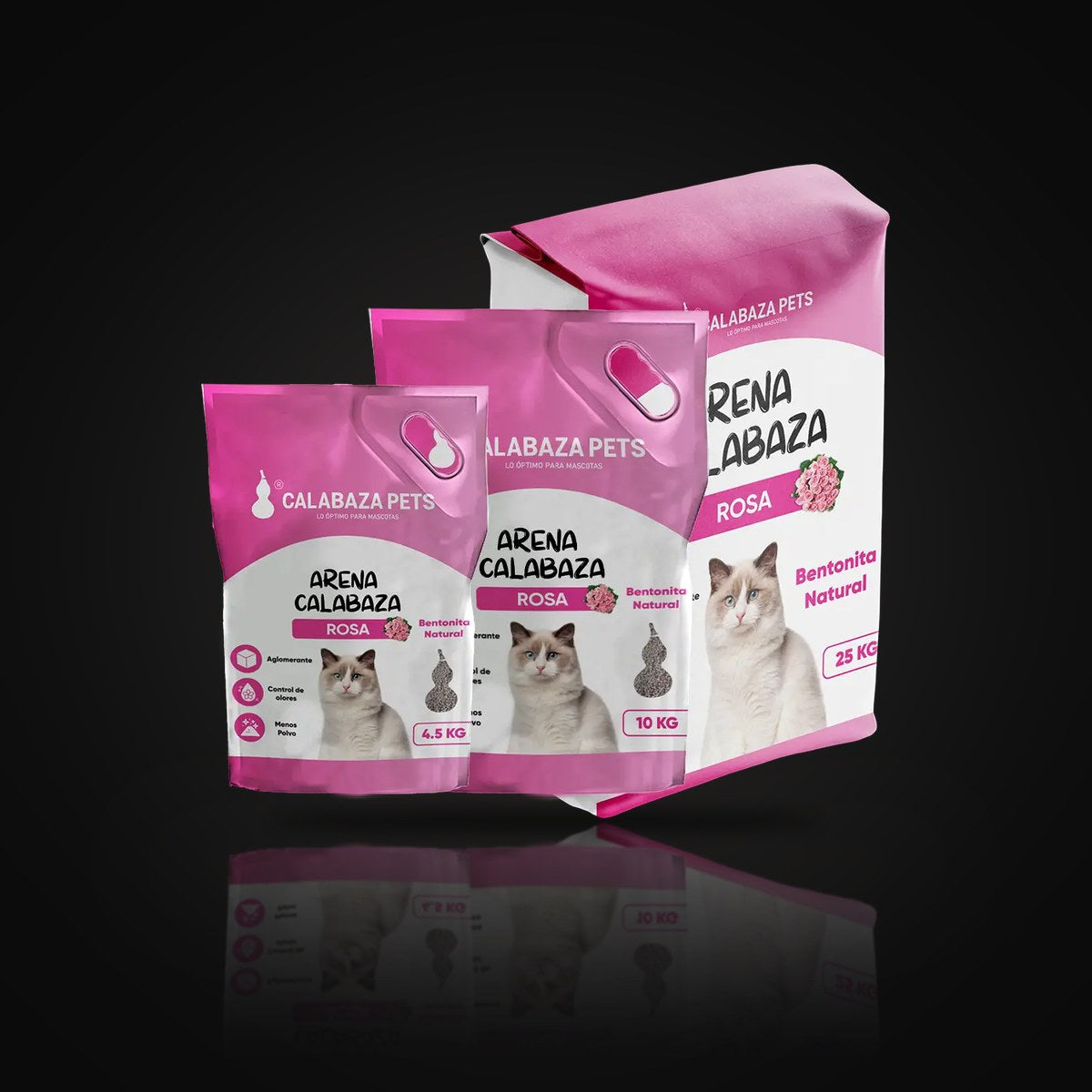 Arena Calabaza Rosa x 4.5 kg