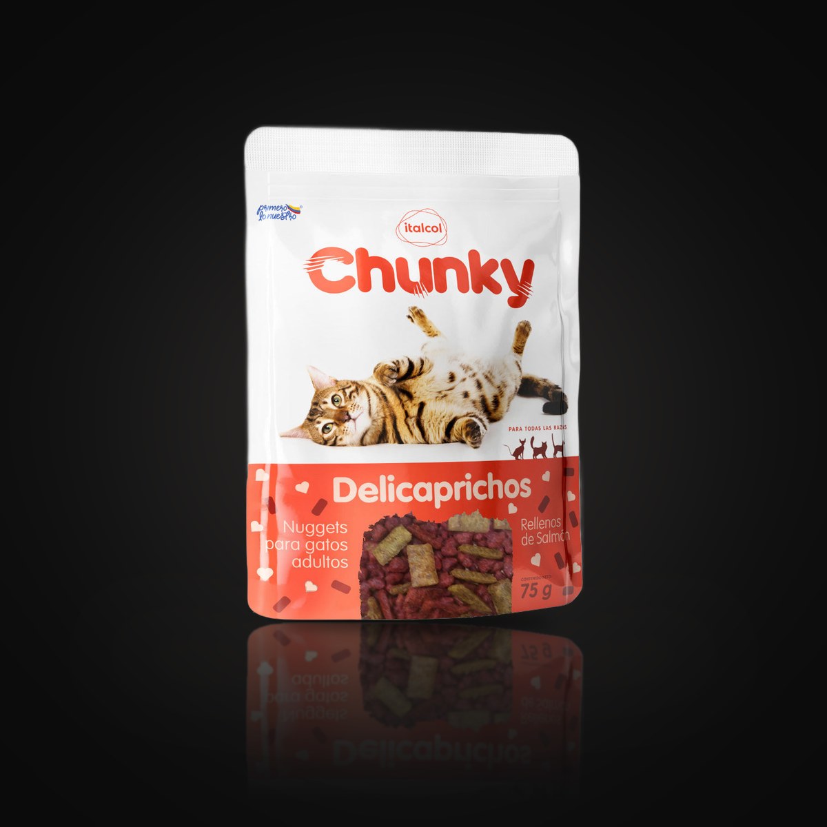 Chunky Delicaprichos Gatos x 75 g