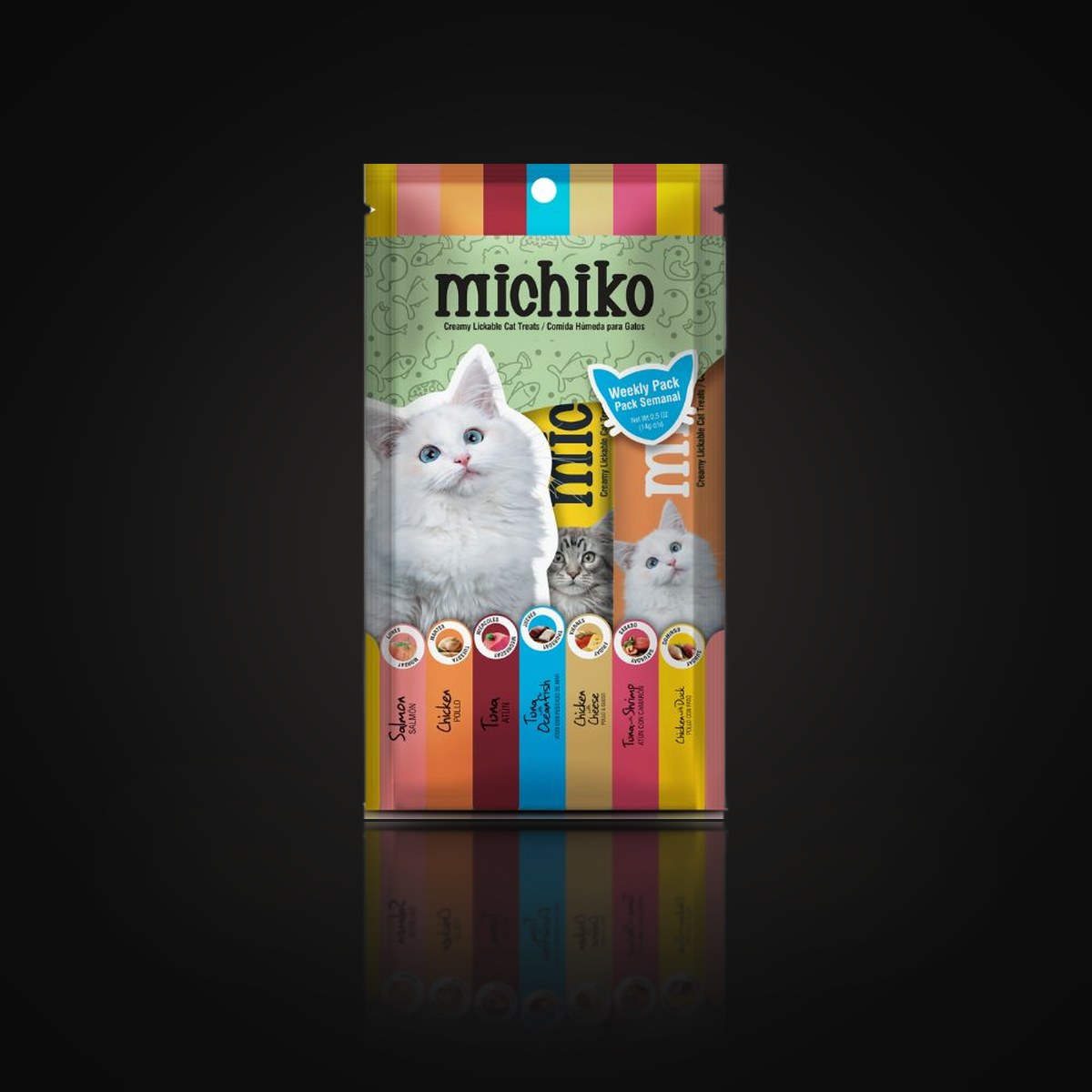 Churus Michiko Pqte Surtido x 7