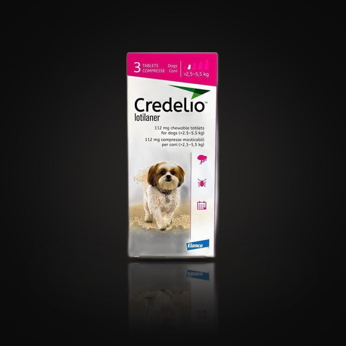 Credelio Perro 112,5 mg 112 mg 2,5 - 5,5 kg