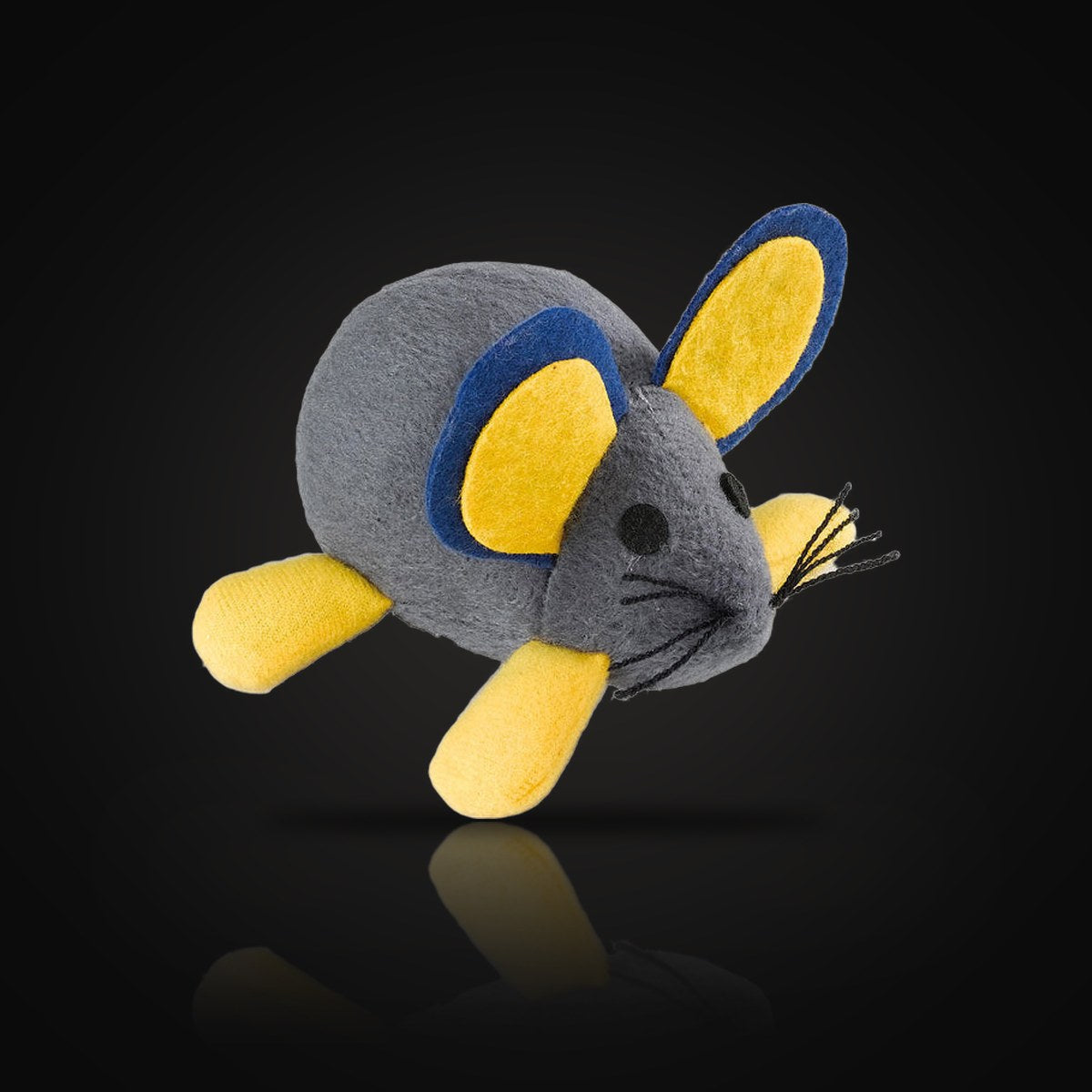 Juguete Gato Raton Plumas