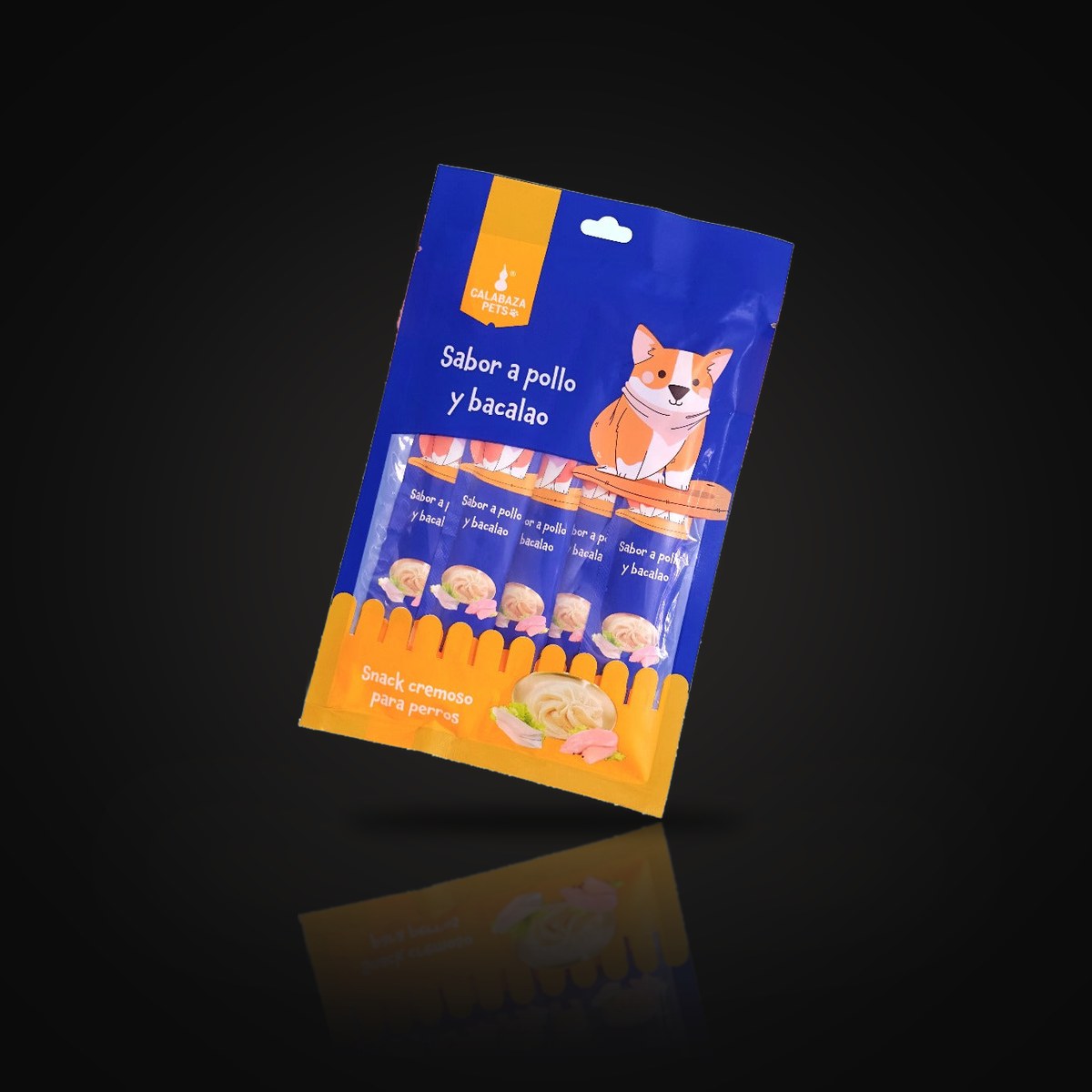 Snacks Cremoso para Perros Bacalao x 15 g