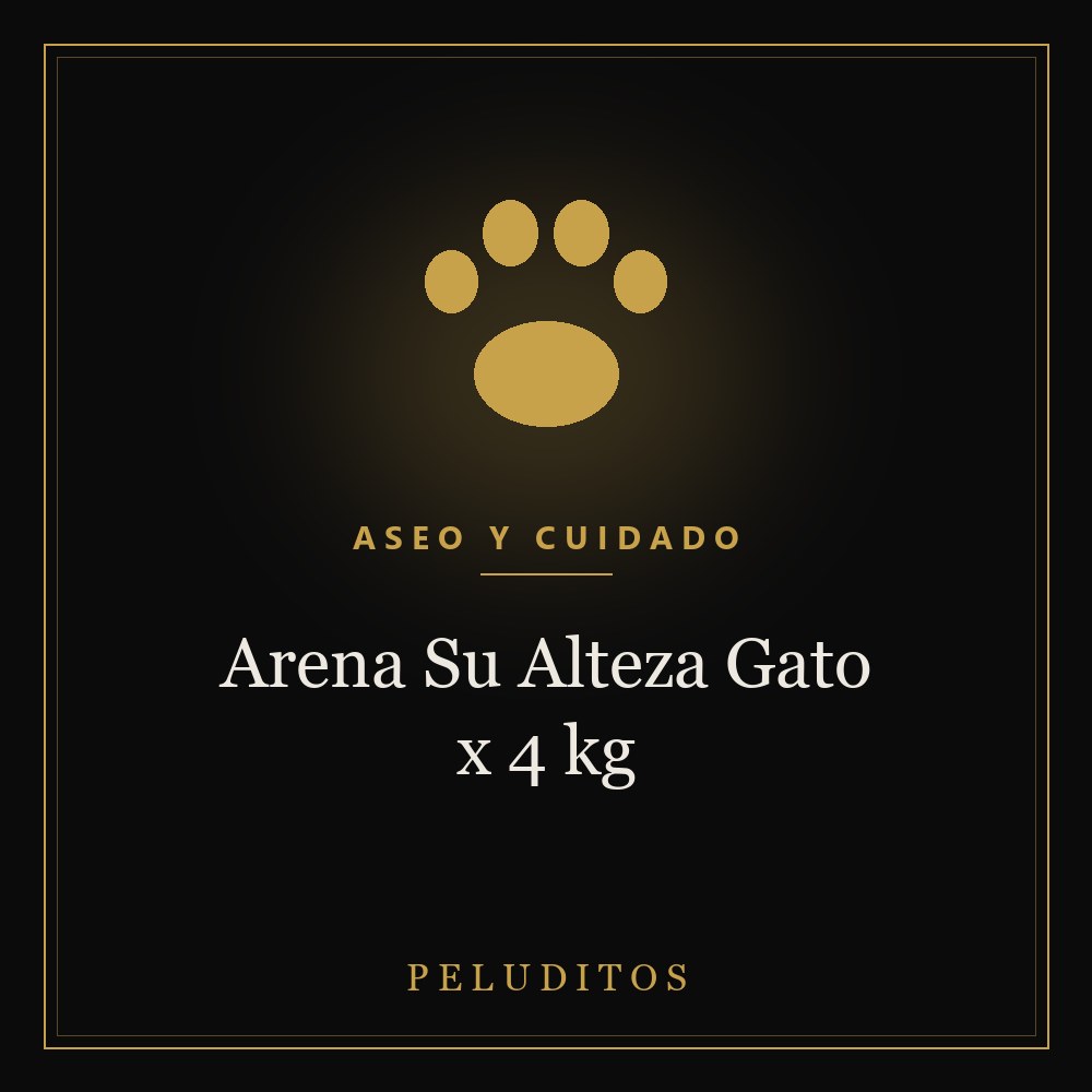 Arena Su Alteza Gato x 4 kg
