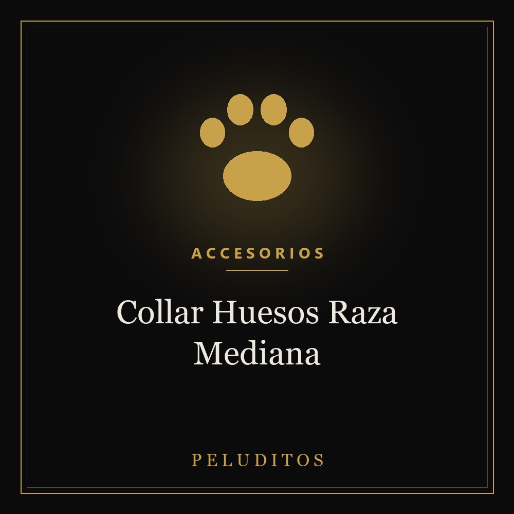 Collar Huesos Raza Mediana