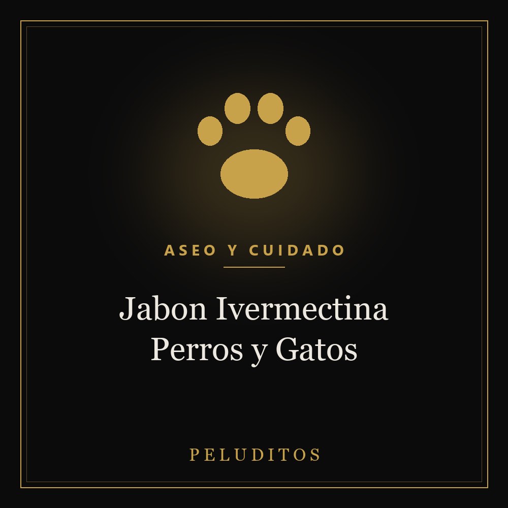Jabon Ivermectina Perros y Gatos