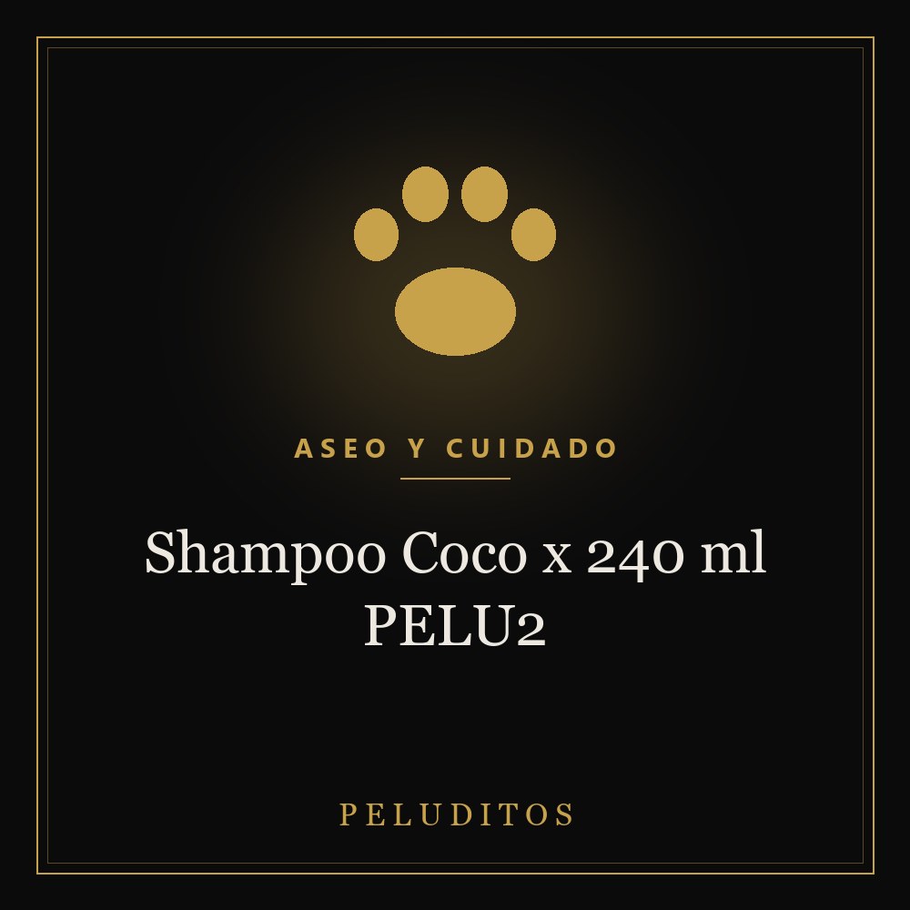 Shampoo Coco x 240 ml PELU2